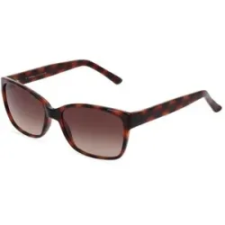 Wenzhou Lidong Optical Manufacture Co., Ltd. Fielmann LD 033 SUN FA ELENA Damen-Sonnenbrille Vollrand Quadratisch Propionat-Gestell, Havanna