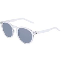 Marchon Germany GmbH Nike SWERVE P FD1850 Unisex-Sonnenbrille Vollrand Rund Kunststoff-Gestell, Weiß
