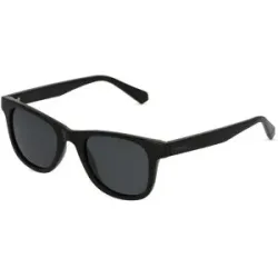 Safilo GmbH Polaroid PLD 1016/S/NEW Herren-Sonnenbrille Vollrand Quadratisch Kunststoff-Gestell, Schwarz