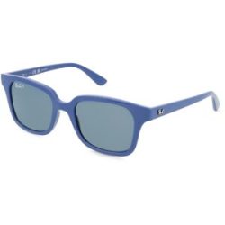 Luxottica Fashion Brillen Vertriebs GmbH Ray-Ban Junior RJ9071S Kinder-Sonnenbrille Vollrand Quadratisch Kunststoff-Gestell, Blau