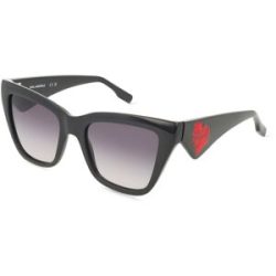 Marchon Germany GmbH Karl Lagerfeld KL6184S Unisex-Sonnenbrille Vollrand Quadratisch Kunststoff-Gestell, Schwarz