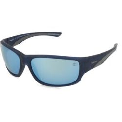 Marcolin Deutschland GmbH Timberland TB00084 Herren-Sonnenbrille Vollrand Eckig Kunststoff-Gestell, Blau