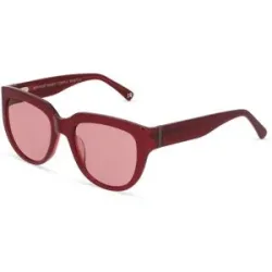 BoDe Design Vertriebs GmbH Botaniq 7001 Herren-Sonnenbrille Vollrand Butterfly Metall-Gestell, Rot