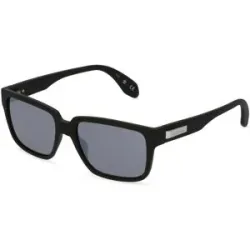 Marcolin Deutschland GmbH Adidas Originals OR0013 Unisex-Sonnenbrille Vollrand Quadratisch Kunststoff-Gestell, Schwarz