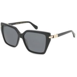 Marchon Germany GmbH Ferragamo SF1106S Damen-Sonnenbrille Vollrand Eckig Acetat-Gestell, Schwarz