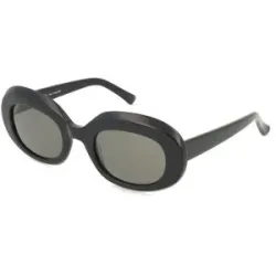 Suncute Industries Co., Ltd. Fielmann MC 650 SUN FA LUCIA Damen-Sonnenbrille Vollrand Oval Acetat Extrudiert-Gestell, Schwarz
