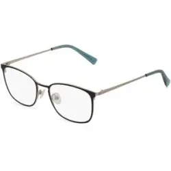 Eyestar Limited (China) Fielmann MI 029 CL Damen-Brille inkl. Gläser Vollrand Quadratisch Edelstahl-Gestell 49/17/135, Silber