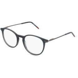 Safilo GmbH Hugo HG 1406 Herren-Brille inkl. Gläser Vollrand Panto Acetat-Gestell 51/20/145, Grau