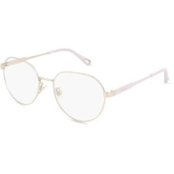 Kering Eyewear Spa Chloé CH0275OA Unisex-Brille inkl. Gläser Vollrand Rund Metall-Gestell 54/17/145, Silber