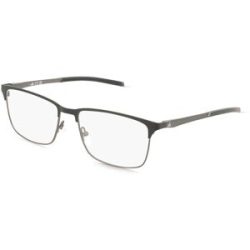 Marcolin Deutschland GmbH adidas SP5106 Herren-Brille inkl. Gläser Vollrand Eckig Metall-Gestell 55/17/140, Schwarz