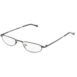 Zhangzhou Agilton Optical Co., Ltd. Fielmann MC 290 MOD CL Unisex-Brille inkl. Gläser Vollrand Halb Metall-Gestell 47/20/135, Schwarz