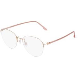 DE RIGO Vision D.A.CH. GmbH Rodenstock 7140 Unisex-Brille inkl. Gläser Vollrand Rund Metall-Gestell 52/18/140, Gold