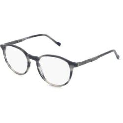 Marchon Germany GmbH Zeiss ZS25558 Herren-Brille inkl. Gläser Vollrand Rund Acetat-Gestell 51/20/145, Grau