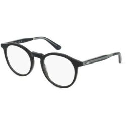 Marchon Germany GmbH Calvin Klein CK23515 Unisex-Brille inkl. Gläser Vollrand Rund Kunststoff-Gestell 50/20/140, Schwarz