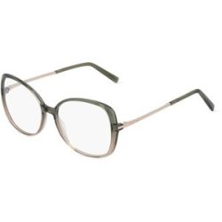 Eschenbach Optik GmbH Marc O'Polo Eyewear 503183 Damen-Brille inkl. Gläser Vollrand Butterfly Kunststoff-Gestell 55/16/140, Grün