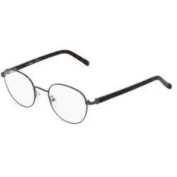 Wenzhou Ouhai Glasses Co., Ltd. Fielmann OU 022 FLEX CL Unisex-Brille inkl. Gläser Vollrand Panto Edelstahl-Gestell 50/22/145, Grau