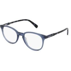 Marchon Germany GmbH Longchamp LO2608 Unisex-Brille inkl. Gläser Vollrand Quadratisch Zylonit (Celluloseacetat)-Gestell 49/19/140, Blau