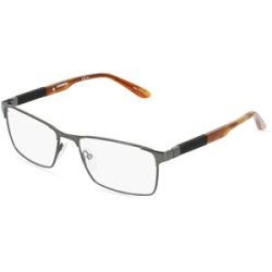 Safilo SpA Carrera CA 8822 Herren-Brille inkl. Gläser Vollrand Quadratisch Metall-Gestell 56/17/135, Grau