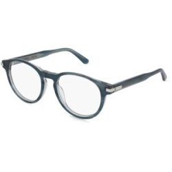 Marchon Germany GmbH Calvin Klein CK26513 Herren-Brille inkl. Gläser Vollrand Rund Acetat-Gestell 52/19/145, Blau