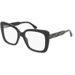 Safilo GmbH Moschino 614 Unisex-Brille inkl. Gläser Vollrand Quadratisch Acetat-Gestell 52/19/140, Schwarz