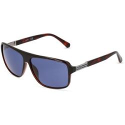 Marcolin Deutschland GmbH Guess GU00038 Herren-Sonnenbrille Vollrand Quadratisch Kunststoff-Gestell, Schwarz