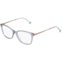Safilo GmbH Tommy Hilfiger TH1839 Damen-Brille inkl. Gläser Vollrand Butterfly Acetat-Gestell 53/16/140, Grau