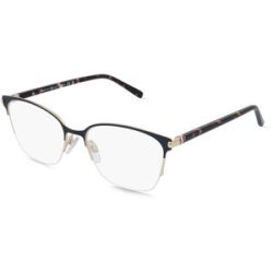 Safilo SpA Tommy Hilfiger TH 2352 Damen-Brille inkl. Gläser Halbrand Eckig Edelstahl-Gestell 53/17/140, Blau