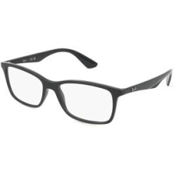 Luxottica Fashion Brillen Vertriebs GmbH Ray-Ban RX7047 Herren-Brille inkl. Gläser Vollrand Quadratisch Kunststoff-Gestell 54/17/140, Schwarz