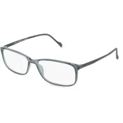 Stepper Eyewear LTD. Fielmann COMFORT 122 CL Herren-Brille inkl. Gläser Vollrand Quadratisch TR90-Gestell 56/15/140, Blau