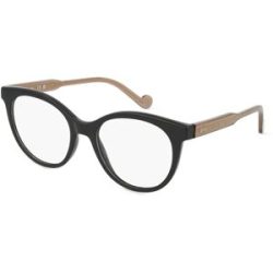 Marchon Germany GmbH Liu Jo LJ2787 Unisex-Brille inkl. Gläser Vollrand Rund Acetat-Gestell 51/18/140, Schwarz