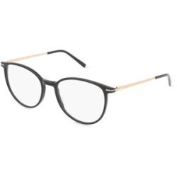 Eschenbach Optik GmbH Marc O'Polo Eyewear 503148 Unisex-Brille inkl. Gläser Vollrand Panto Kunststoff-Gestell 51/17/140, Schwarz