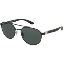 Luxottica Fashion Brillen Vertriebs GmbH Ray-Ban 0RB3736 Unisex-Sonnenbrille Vollrand Quadratisch Metall-Gestell, Schwarz