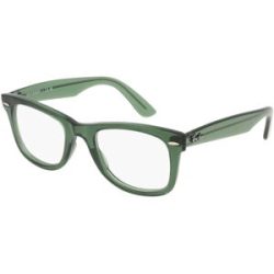 Luxottica Fashion Brillen Vertriebs GmbH Ray-Ban RX4340V WAYFARER EASE Unisex-Brille inkl. Gläser Vollrand Quadratisch Kunststoff-Gestell 50/22/150, Grün