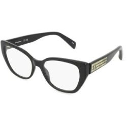 Marchon Germany GmbH Karl Lagerfeld KL6151 Unisex-Brille inkl. Gläser Vollrand Butterfly Propionat-Gestell 53/17/140, Schwarz
