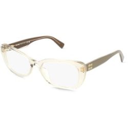 Luxottica Fashion Brillen Vertriebs GmbH Miu Miu MU07VV Damen-Brille inkl. Gläser Vollrand Eckig Acetat-Gestell 55/19/140, Beige