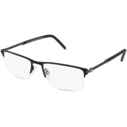 Safilo GmbH Tommy Hilfiger Eyewear TH 1993 Herren-Brille inkl. Gläser Halbrand Quadratisch Metall-Gestell 55/18/140, Schwarz