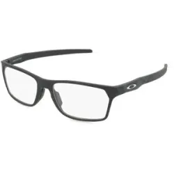 Luxottica Fashion Brillen Vertriebs GmbH Oakley OX8032 Herren-Brille inkl. Gläser Vollrand Quadratisch Kunststoff-Gestell 55/16/141, Schwarz