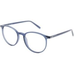 Eschenbach Optik GmbH Marc O'Polo Eyewear 503171 Unisex-Brille inkl. Gläser Vollrand Panto Kunststoff-Gestell 52/18/145, Blau
