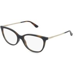 Luxottica Fashion Brillen Vertriebs GmbH Vogue 0VO5673 Damen-Brille inkl. Gläser Vollrand Oval Kunststoff-Gestell 52/16/140, Havanna