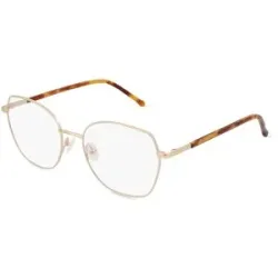 Wenzhou Bada Optical Co. , LTD Fielmann BD 554 FA Damen-Brille inkl. Gläser Vollrand Quadratisch Edelstahl-Gestell 52/18/140, Gold