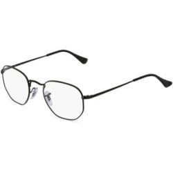 Luxottica Fashion Brillen Vertriebs GmbH Ray-Ban RB 6448 Unisex-Brille inkl. Gläser Vollrand Panto Metall-Gestell 48/21/145, Schwarz