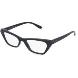 Luxottica Fashion Brillen Vertriebs GmbH Vogue 0VO5670 Damen-Brille inkl. Gläser Vollrand Cat Eye Kunststoff-Gestell 51/18/140, Schwarz