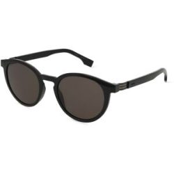 Safilo GmbH Boss 1575/S Herren-Sonnenbrille Vollrand Rund Kunststoff-Gestell, Schwarz