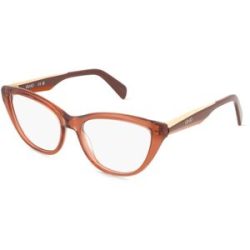 Marchon Germany GmbH Liu Jo LJ2824 Damen-Brille inkl. Gläser Vollrand Butterfly Acetat-Gestell 54/17/140, Braun
