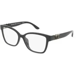 Luxottica Fashion Brillen Vertriebs GmbH Michael Kors MK4094U Damen-Brille inkl. Gläser Vollrand Quadratisch Kunststoff-Gestell 53/16/140, Schwarz