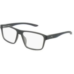 Kering Eyewear Spa Puma PU0209O Unisex-Brille inkl. Gläser Vollrand Quadratisch Kunststoff-Gestell 56/16/145, Grau