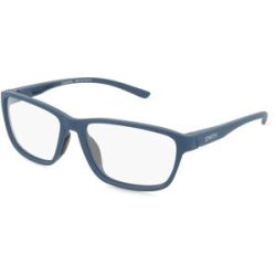 Safilo GmbH Smith OVERTONE Unisex-Brille inkl. Gläser Vollrand Quadratisch PET-Gestell 56/16/135, Blau
