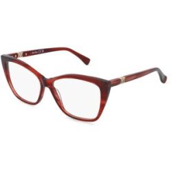 Marcolin Deutschland GmbH Max Mara MM5036 Damen-Brille inkl. Gläser Vollrand Cat Eye Acetat-Gestell 54/14/140, Rot