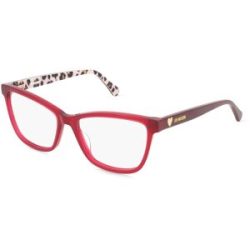 Safilo GmbH Moschino MOL632 Damen-Brille inkl. Gläser Vollrand Eckig Acetat-Gestell 54/16/140, Rot