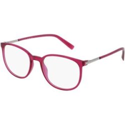 Charmant GmbH Europe Esprit 33517 Damen-Brille inkl. Gläser Vollrand Rund Kunststoff-Gestell 51/19/140, Rot